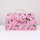 Сумка - переноска каркасная «Играющие котики», размер L, 53×21×29 см, розовая - Фото 6