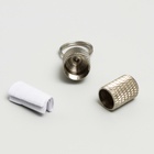 Адресник - капсула под записку, 1×2.4 см, увеличенный, рельефный, металл - Фото 3