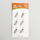 Адресник - капсула под записку, 1×2.4 см, увеличенный, рельефный, металл - Фото 5