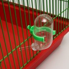 Поилка для грызунов, 60 мл, прозрачная с зелёным креплением - Фото 3