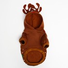Толстовка для животных "Олень с рожками", M (ДС 30, ОГ 40 см) - Фото 7