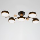 Люстра 1316/5BK LED 120Вт 3000-6000К черный 55х73х15 см - Фото 2