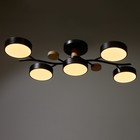 Люстра 1316/5BK LED 120Вт 3000-6000К черный 55х73х15 см - Фото 3
