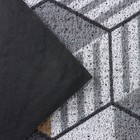 Коврик придверный грязезащитный Доляна «Мозаика», 80×120 см, цвет серо-коричневый - Фото 3