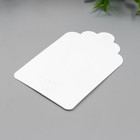 Бирка картон "Нежность с сердечком" ,белая 8х5 см (комплект 30 шт) - фото 24532862