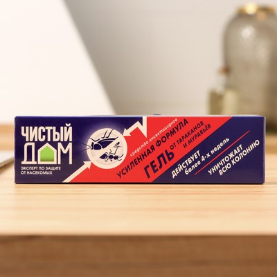 Средство от тараканов «Чистый дом», гель, усиленная формула, 50 г