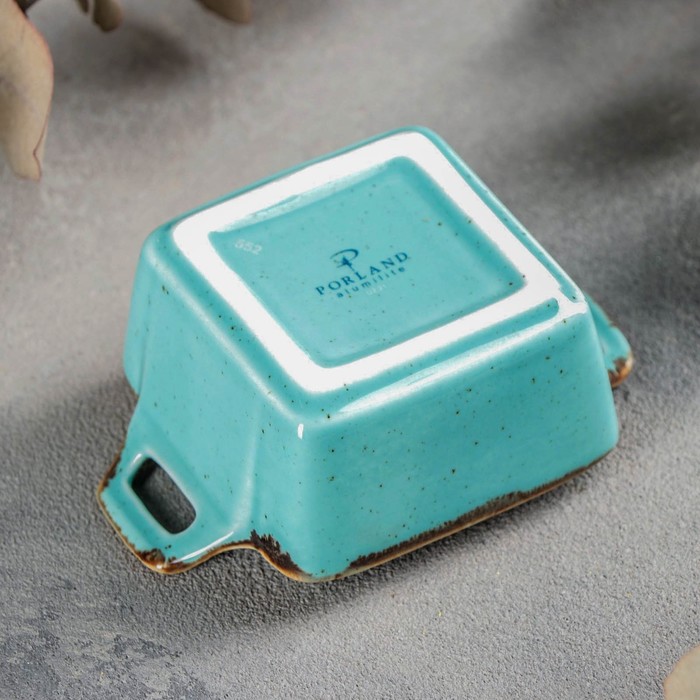 Кокотница Turquoise, 7×10 см, цвет бирюзовый - фото 1907316923