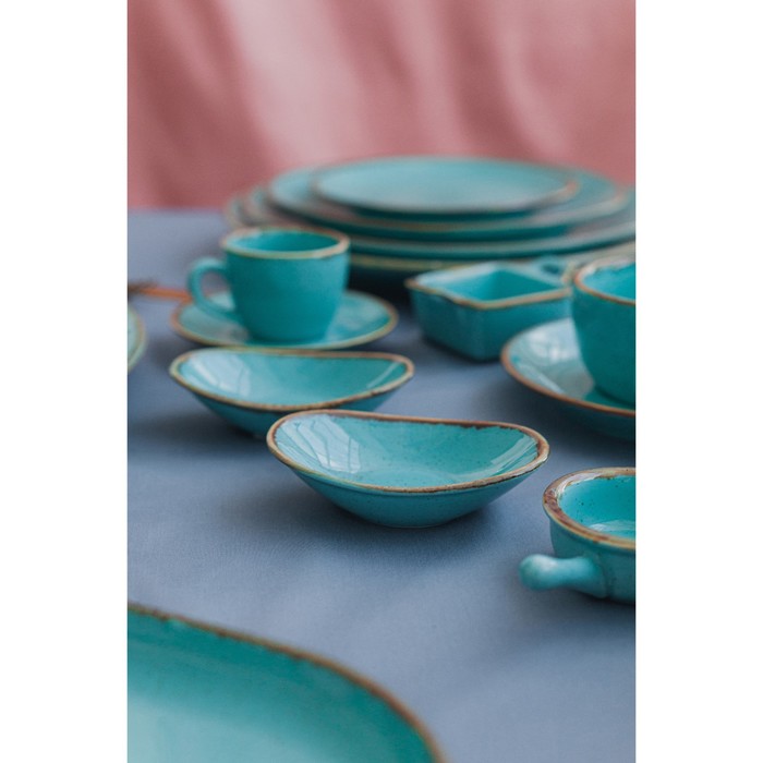 Соусник Turquoise, d=10 см, цвет бирюзовый - фото 1908777672