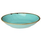 Тарелка глубокая Turquoise, 1 л, d=26 см, цвет бирюзовый - Фото 3