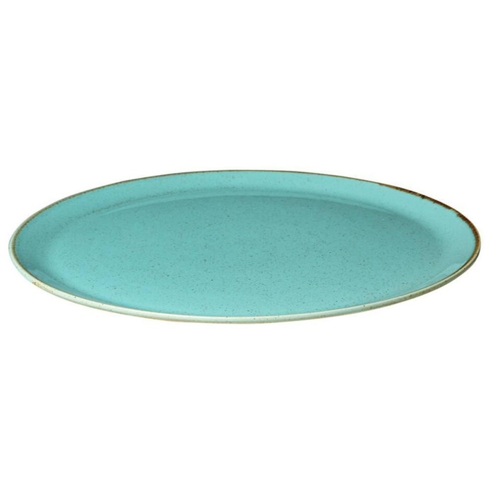 Тарелка для пиццы Turquoise, d=28 см, цвет бирюзовый - фото 1908777700
