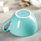 Чашка чайная Turquoise, 340 мл, цвет бирюзовый - Фото 4