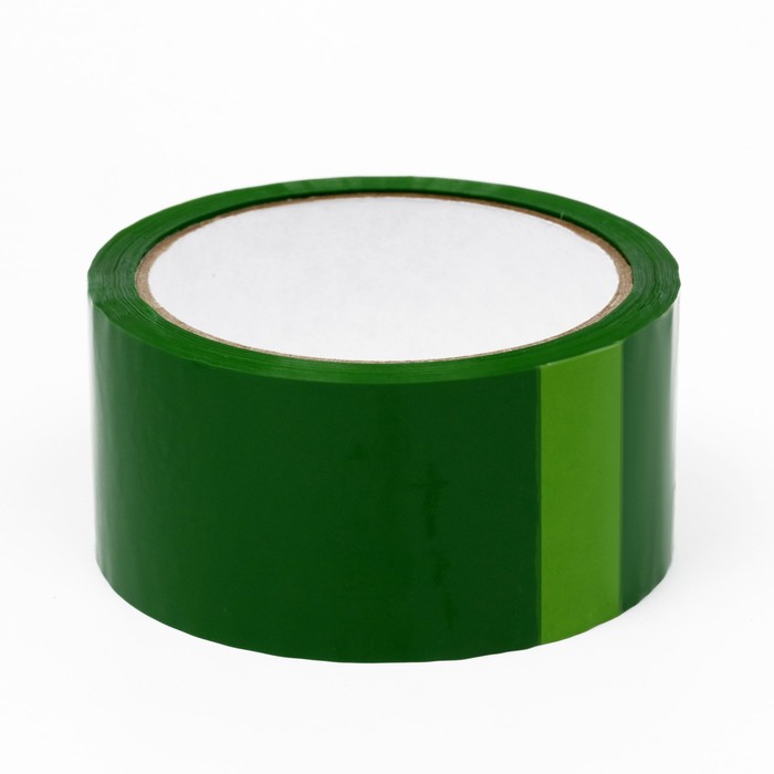 Клейкая лента, зелёная, 48 х 50, 45 мкм - Фото 1