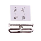 Головоломка металлическая «Пораскинь мозгами», МИКС, в шоубоксе - Фото 6