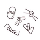 Адвент - календарь новогодний с металлическими головоломками «Котики», 5 шт. - Фото 2