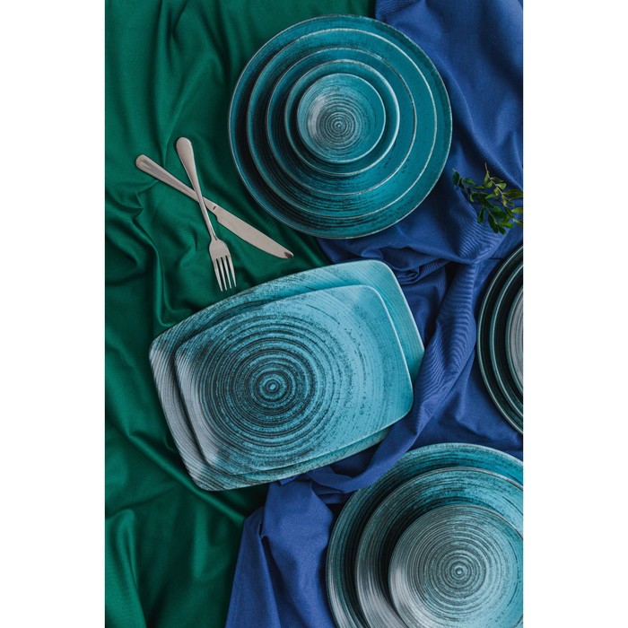 Соусник Lykke turquoise, d=10 см, цвет бирюзовый - фото 1889671740