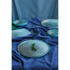 Тарелка подстановочная Lykke turquoise, d=30 см, цвет бирюзовый - Фото 5