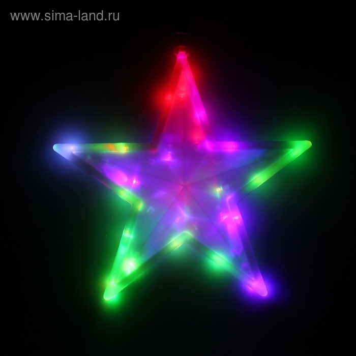 Фигура "Звезда" d-40 см, , 30 LED, 220V, контрол. 8р. МУЛЬТИ