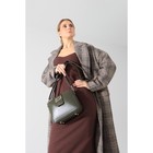 Сумка кросс-боди, отдел на молнии, наружный карман, цвет зелёный - Фото 4