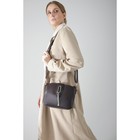 Сумка женская на молнии, цвет коричневый - фото 33477905