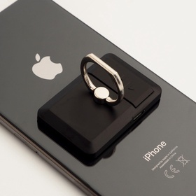 Зажигалка электронная с кольцом-держателем (попсокетом), спираль, от USB