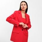 Пиджак женский однобортный MIST р. 46, красный 7334770