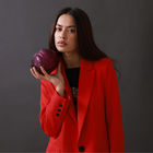 Пиджак женский однобортный MIST р. 46, красный 7334770