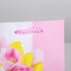 Пакет подарочный ламинированный вертикальный, упаковка, «С праздником весны», S 12 х 15 х 5,5 см - Фото 5