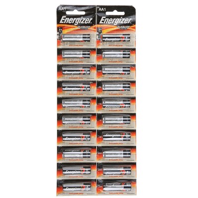 Батарейка алкалиновая Energizer Alkaline Power, AA, LR6-20BL, 1.5В, отрывной блистер, 20 шт.