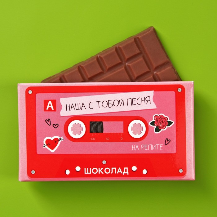 УЦЕНКА Молочный шоколад «Наша с тобой песня», 27 г. - Фото 1