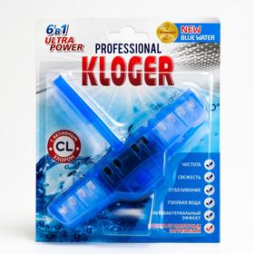 Чистящее средство для унитазов "Kloger Proff", подвеска 6 в 1, с хлором, 1 шт. 7391202