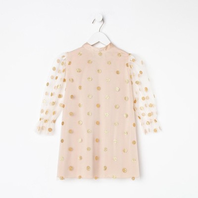 Платье детское KAFTAN горошек, рост 110-116 см