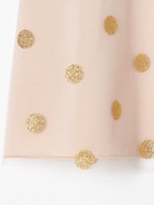 Платье нарядное для девочки KAFTAN в горошек, бежевое, рост 110-116 см 7336667