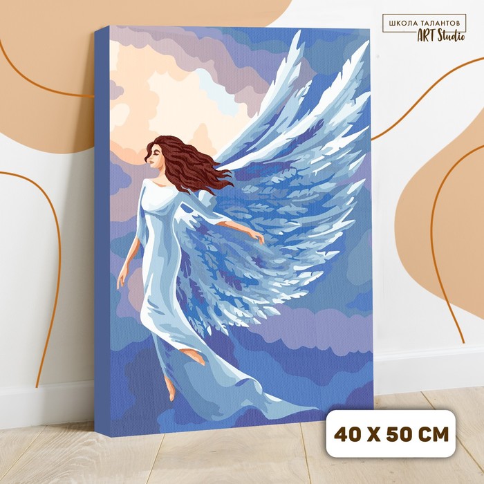 Картина по номерам на холсте с подрамником «Небесный ангел», 40 х 50 см - Фото 1