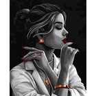 Картина по номерам на холсте с подрамником «Девушка в золоте», 40×50 см - Фото 2