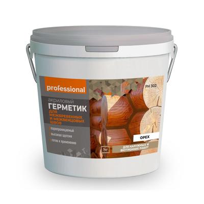 Герметик для межбревенчатых и межвенцовых швов, 7 кг, цвет орех