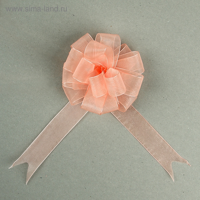 Бант-шар №2,7 "Лёгкость", цвет шампань - Фото 1