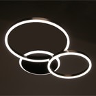 Люстра с ПДУ 1102/2CF LED 120Вт диммер кофе 65х65х7 см BayerLux 5202411 - фото 13995882