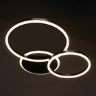 Люстра с ПДУ 1102/2CF LED 120Вт диммер кофе 65х65х7 см BayerLux 5202411 - фото 13995883