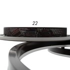 Люстра с ПДУ 1102/2CF LED 120Вт диммер кофе 65х65х7 см BayerLux 5202411 - фото 13995884