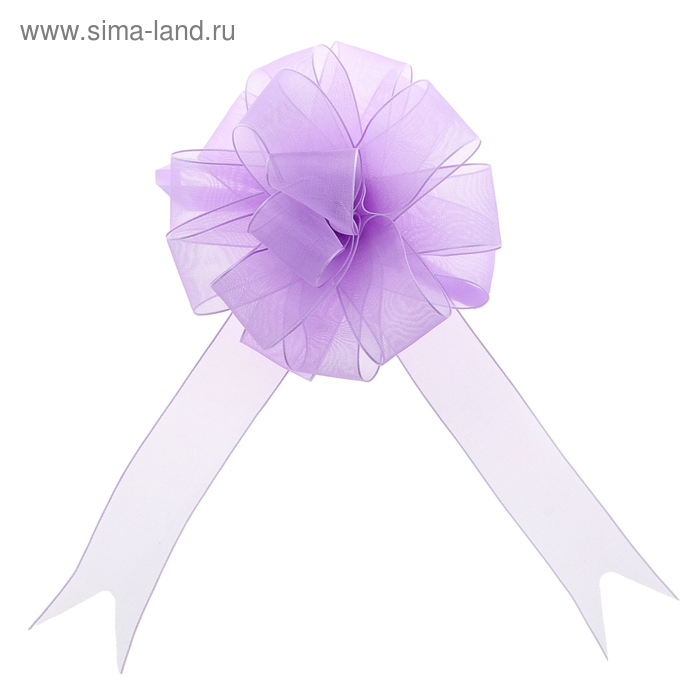 Бант-шар №2,7 "Лёгкость", цвет сиреневый - Фото 1