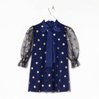 Платье детское нарядное KAFTAN горошек, рост 86-92, синий - Фото 6