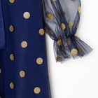 Платье детское нарядное KAFTAN горошек, рост 86-92, синий - Фото 8