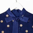 Платье детское нарядное KAFTAN горошек, рост 98-104, синий - Фото 7