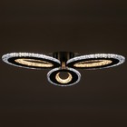 Люстра с ПДУ 1095/3BK LED 114Вт диммер черный 50х50х8 см BayerLux - фото 39294192