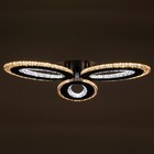 Люстра с ПДУ 1095/3BK LED 114Вт диммер черный 50х50х8 см BayerLux - фото 39294193