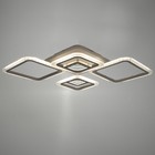 Люстра с ПДУ 1145/4WT LED 108 Вт 3000-6000К+подсветка основания диммер белый 78×50×9 см BayerLux 5250 - фото 49412536