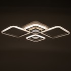 Люстра с ПДУ 1145/4WT LED 108 Вт 3000-6000К+подсветка основания диммер белый 78×50×9 см BayerLux 5250 - фото 49412537