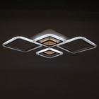 Люстра с ПДУ 1145/4WT LED 108 Вт 3000-6000К+подсветка основания диммер белый 78×50×9 см BayerLux 5250 - фото 49412538