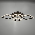 Люстра с ПДУ 1145/4CF LED 108Вт 3000-6000К+подсветка основания диммер кофе 78х50х9 см BayerLux 52507 5250741