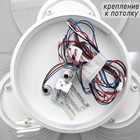 Люстра с ПДУ 1139/3 LED 36Вт 3000К-6000К диммер белый 49х49х8 см BayerLux - фото 39537644